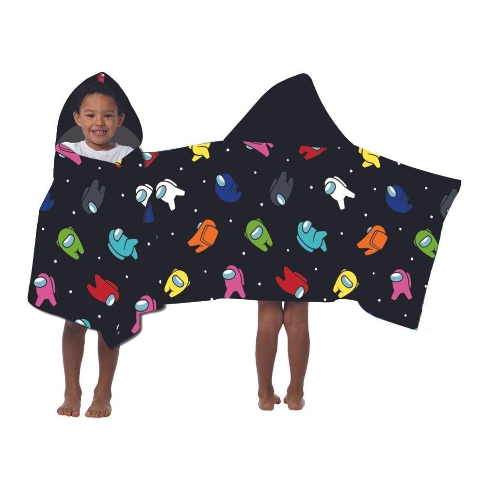30"x50" Silk Touch Flannel Hooded Throws - Among Us