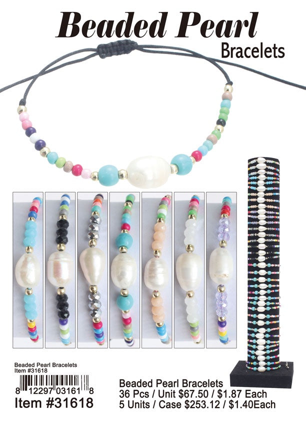Beaded Pearl Bracelet