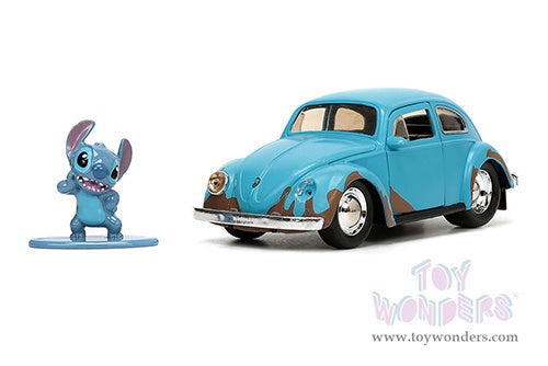 Hollywood Rides - "Lilo and Stitch" Volkswagen Beetle with Stitch Diecast Figurine