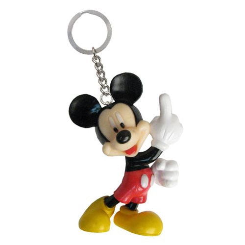 Mickey Figural Pvc Key Ring