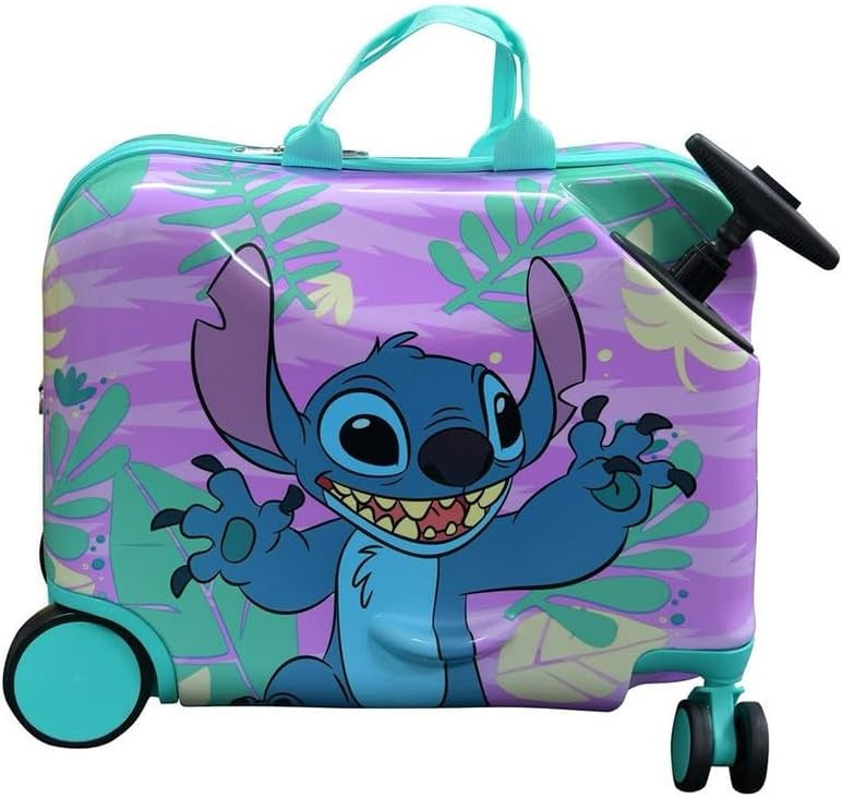 Lilo and Stitch Ride on Suitcase for Kids, 18'' Suitcase