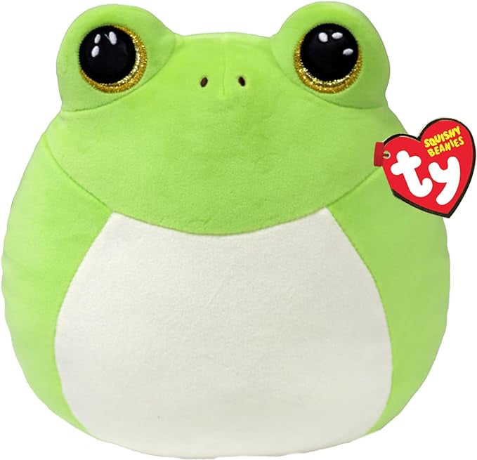TY Squishy Beanie Snapper - Green Frog - Small