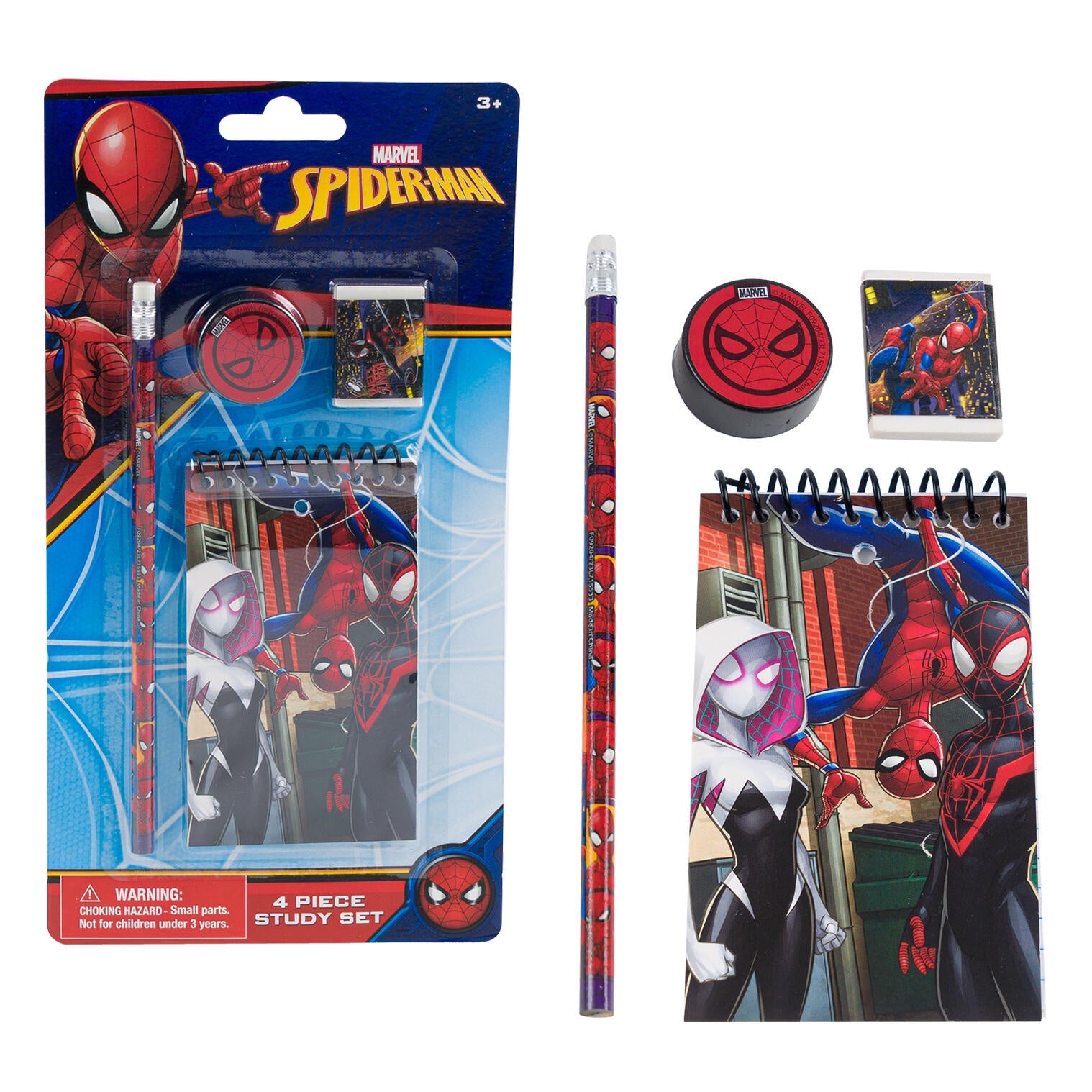 Spiderman 4pc Study Kit