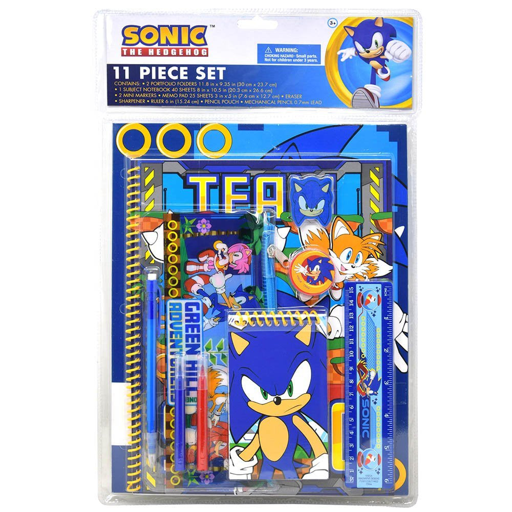 Sonic 11pc Value Set in Bag with Header