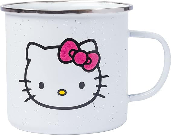Hello Kitty Enamel Camper Coffee Mug 21oz