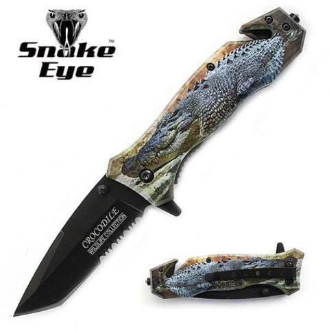 Alligator Tactical Rescue Style Spring Assist Knife 4.5