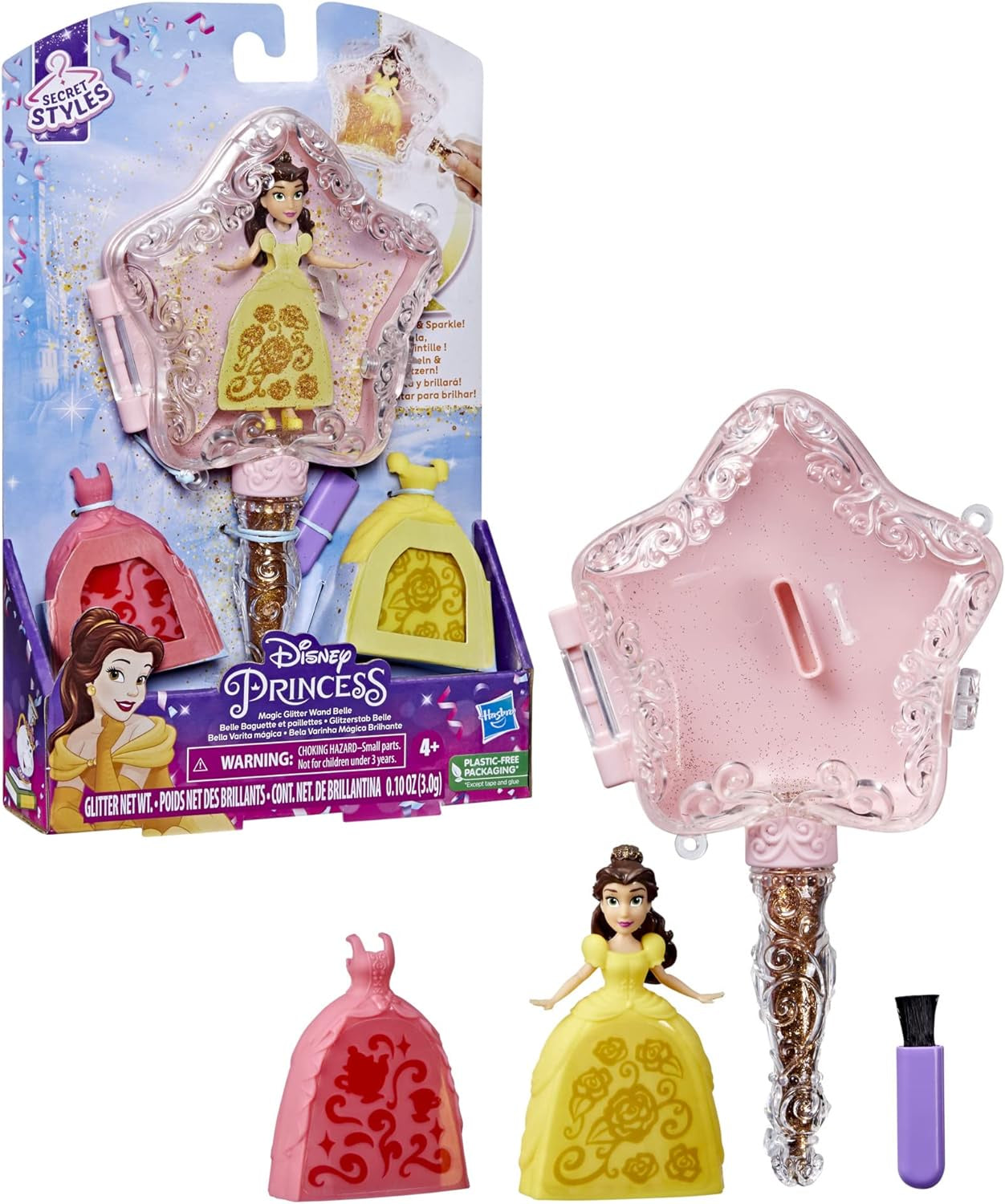 Disney Princess Glitter Wand Belle Doll