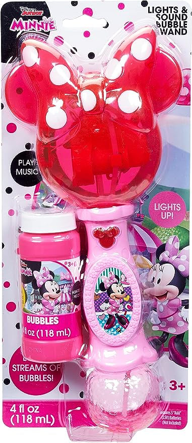 Little Kids Disney Minnie Mouse Light and Sound Bubble Wand