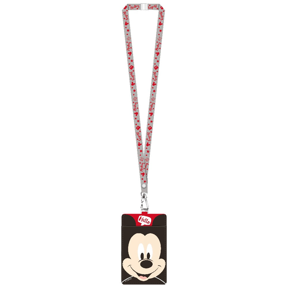 Disney Mickey Card Holder Deluxe Lanyard