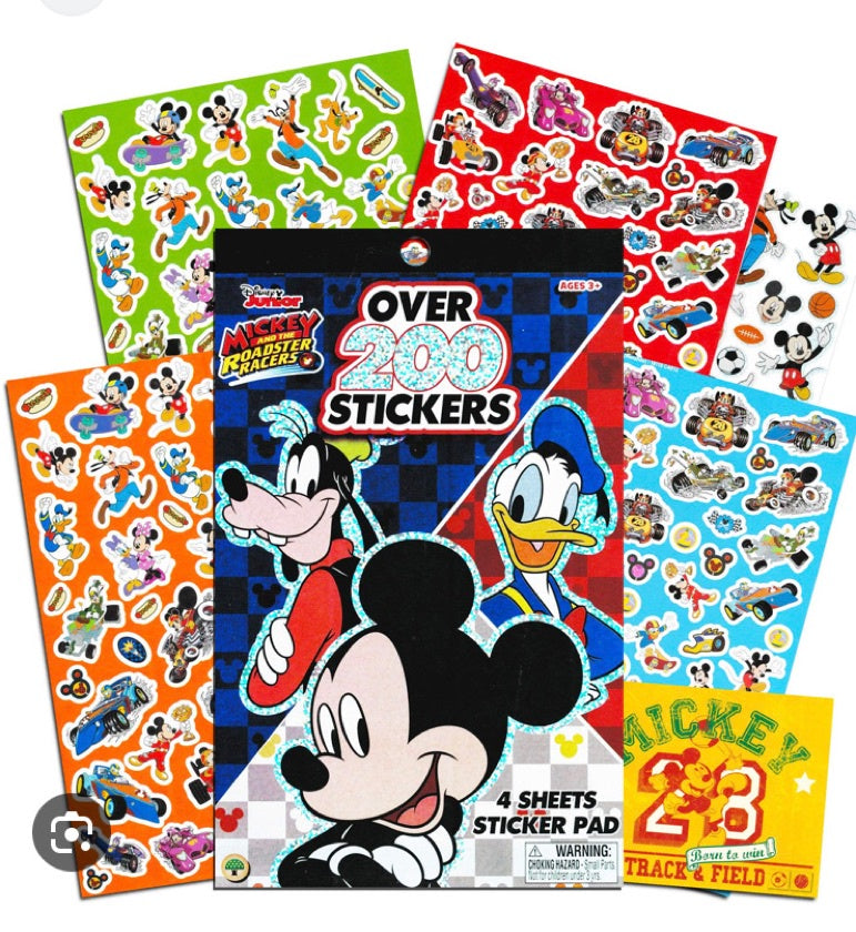 Mickey Over 200 Sticker Book