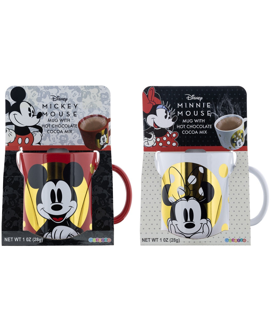 Disney Mugs with Hot Cocoa Mix