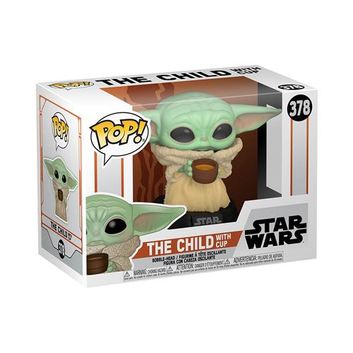 Star Wars: The Mandalorian The Child with Cup Funko Pop!