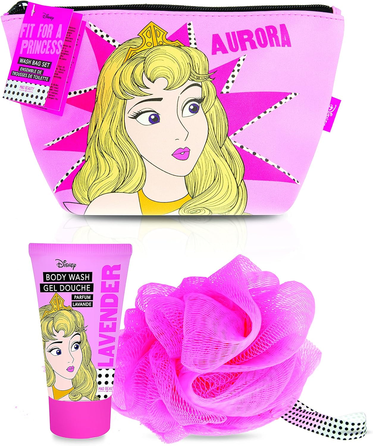 Disney Princess Aurora Wash Bag Set