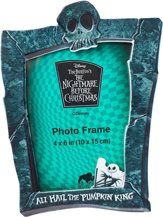 Nightmare Before Christmas Tombstone Photo Frame, 4" x 6"