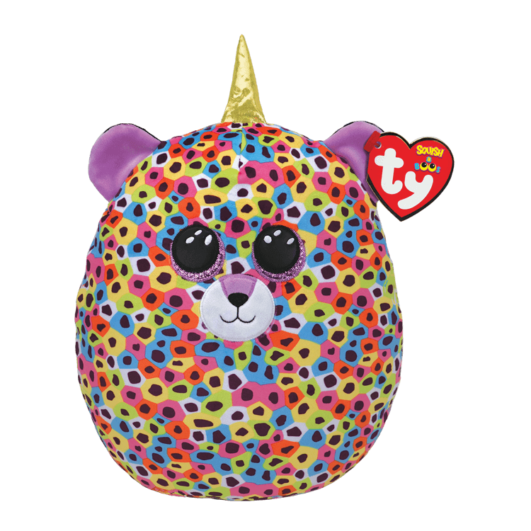 Ty Squish A Boo - Giselle Multicolor Unileopard