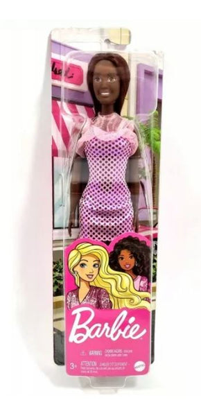 barbie pink mini dress Mattel Glitz Doll Color:Desert Stripe Russia Moscow 2019-06-17 Back 34.5 CARE Hand Wash week2425_20250608