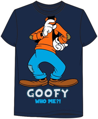 Headless Goofy Who Me? Adult Shirt