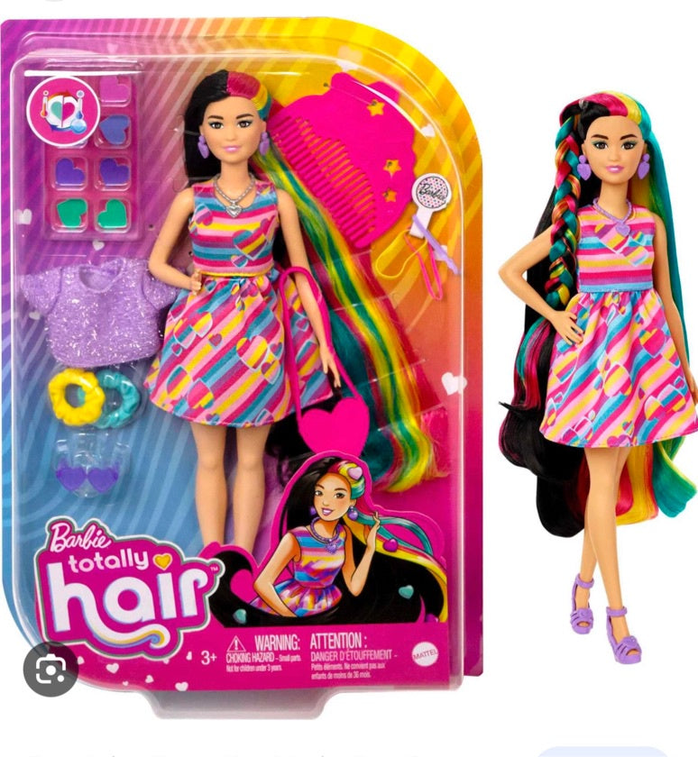 Barbie Totally Hair Doll - Multicolor