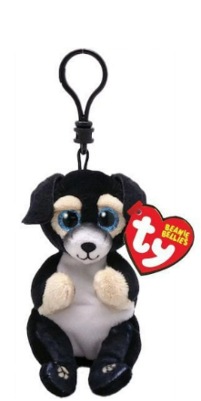 TY- Ranger Black Dog Key Clip