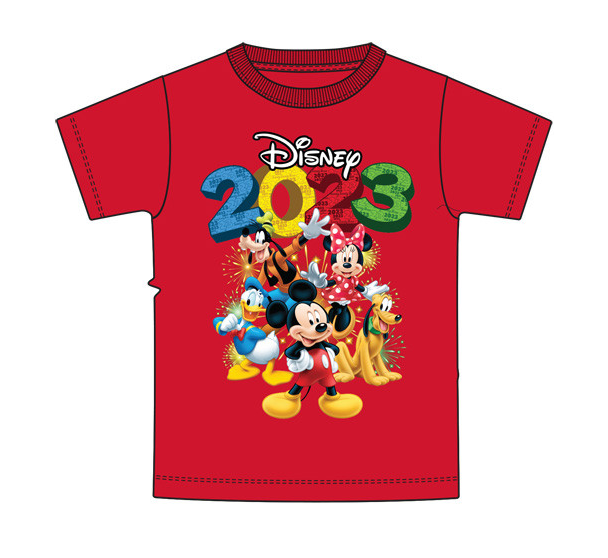 2023 Mickey Fun Friends Plus Size Unisex Tee