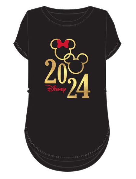 Disney Mickey and Minnie Mouse 2024 Juniors Fashion Top
