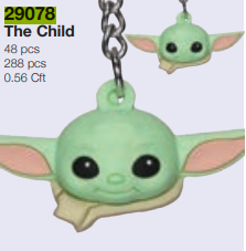 Star Wars The Child Icon Ball Keyring