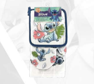 Tropical Stitch 3 pc Kitchen Towel Set