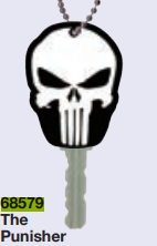 Punisher Soft Touch PVC Key Holder