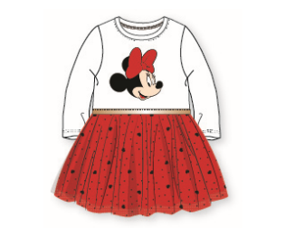 Disney Minnie Mouse Baby Dress, Red