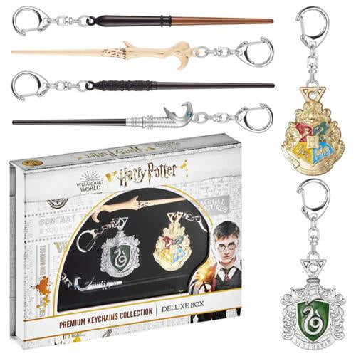 Harry Potter Metal Keychains Deluxe Box 6 Pack