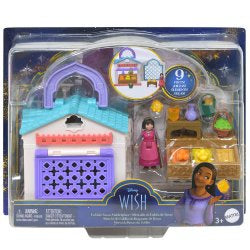 Disney Wish Micro Doll Playset, Dahlia’s Rosas Marketplace