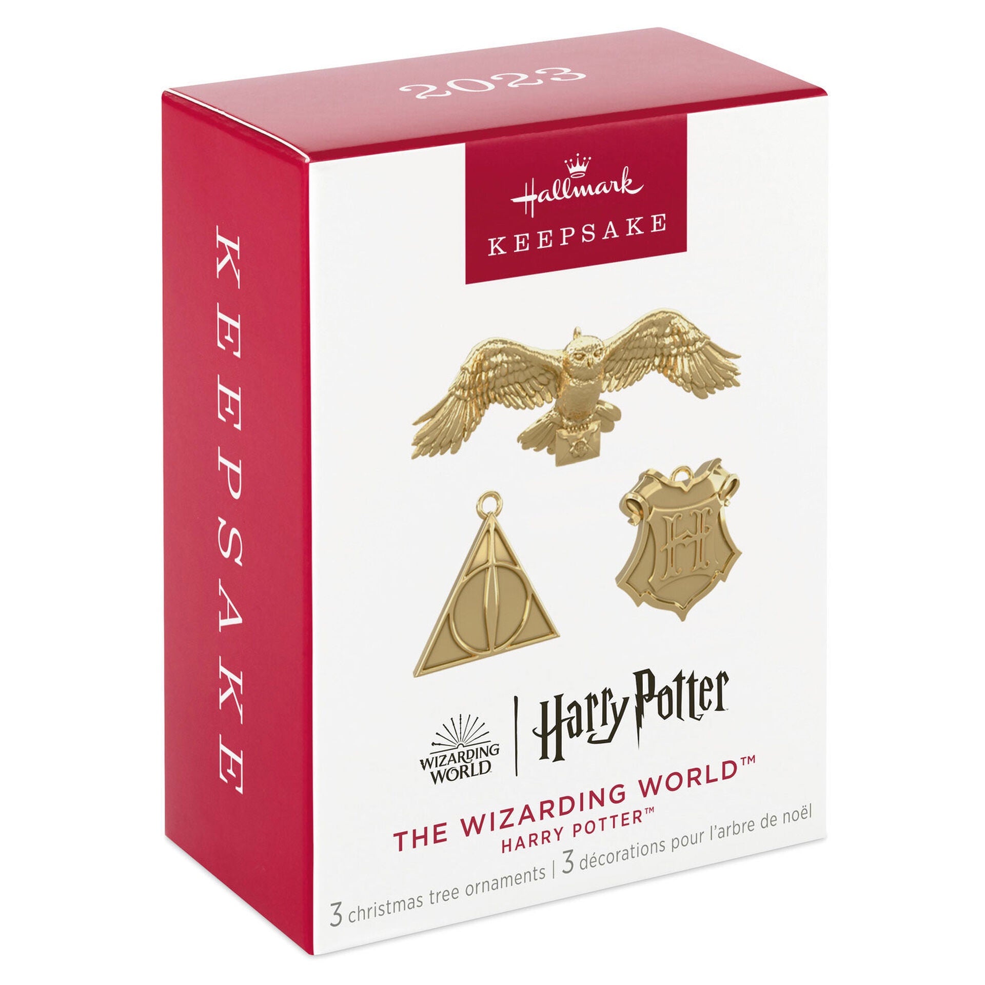 Mini Harry Potter™ The Wizarding World™ Metal Ornaments, Set of 3