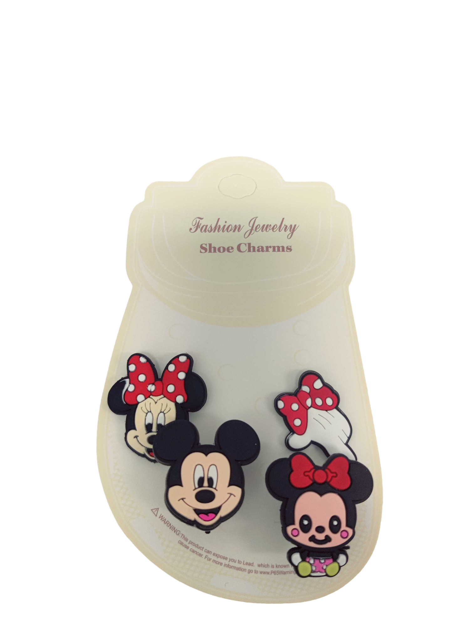 Mickey and Minnie-Shoe Charms
