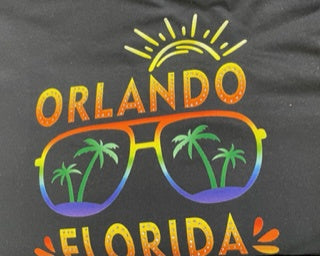 Black Orlando Palm and Sun Glasses