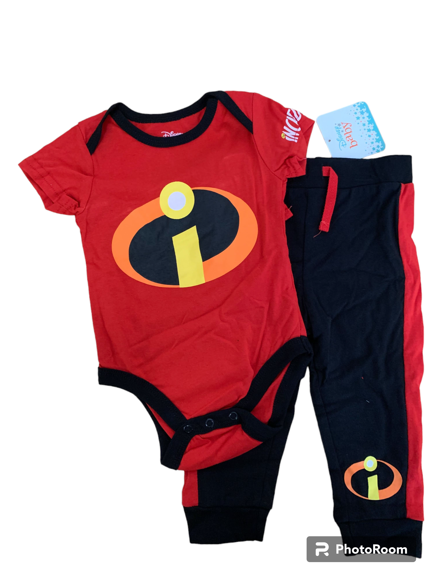 Disney The Incredibles Bodysuit and Jogger Infant Outfit