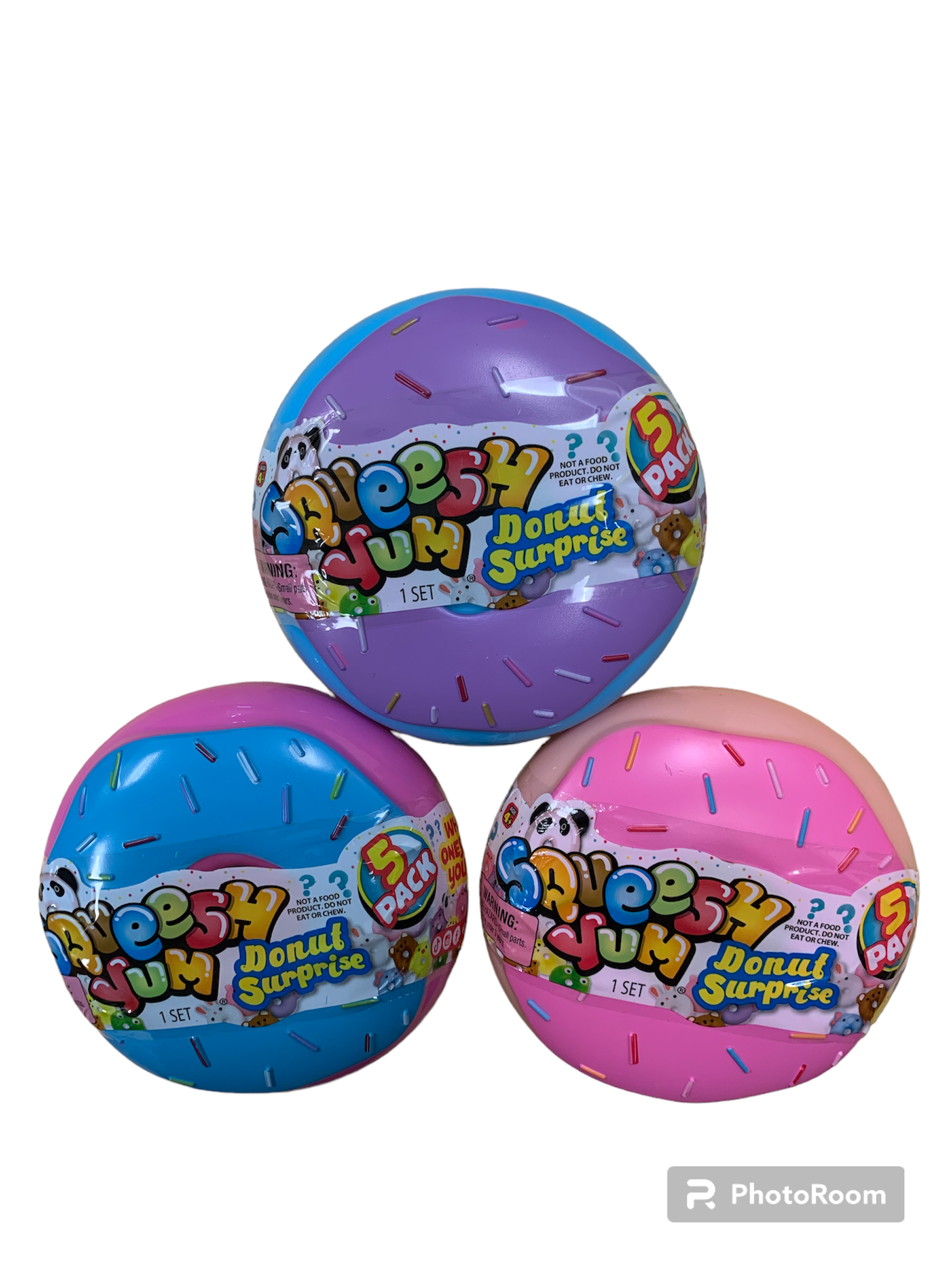 Squeesh Yum Donut Surprise Jiggly 5PK PDQ12