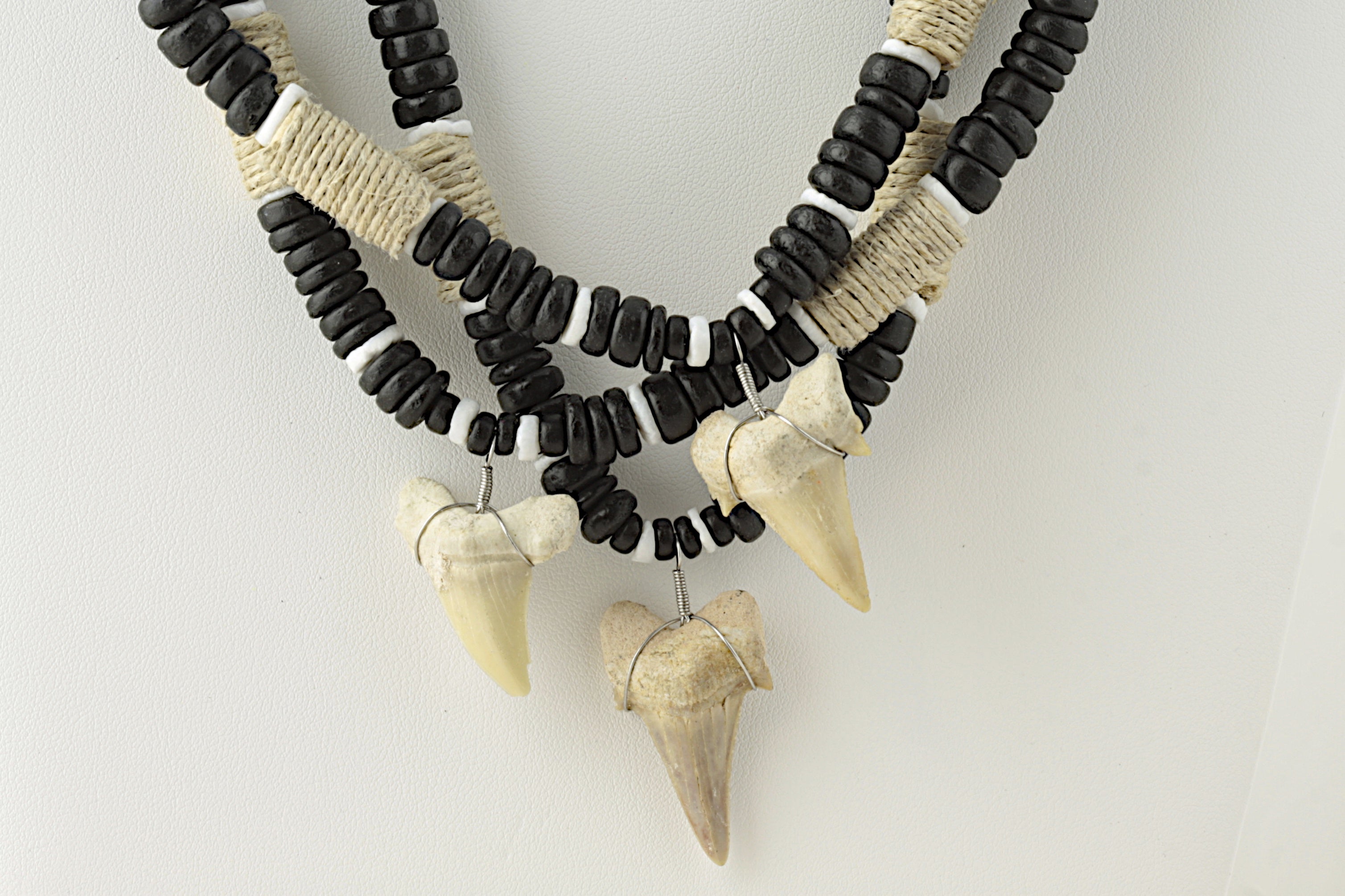 Hemp Coco shark tooth Necklace