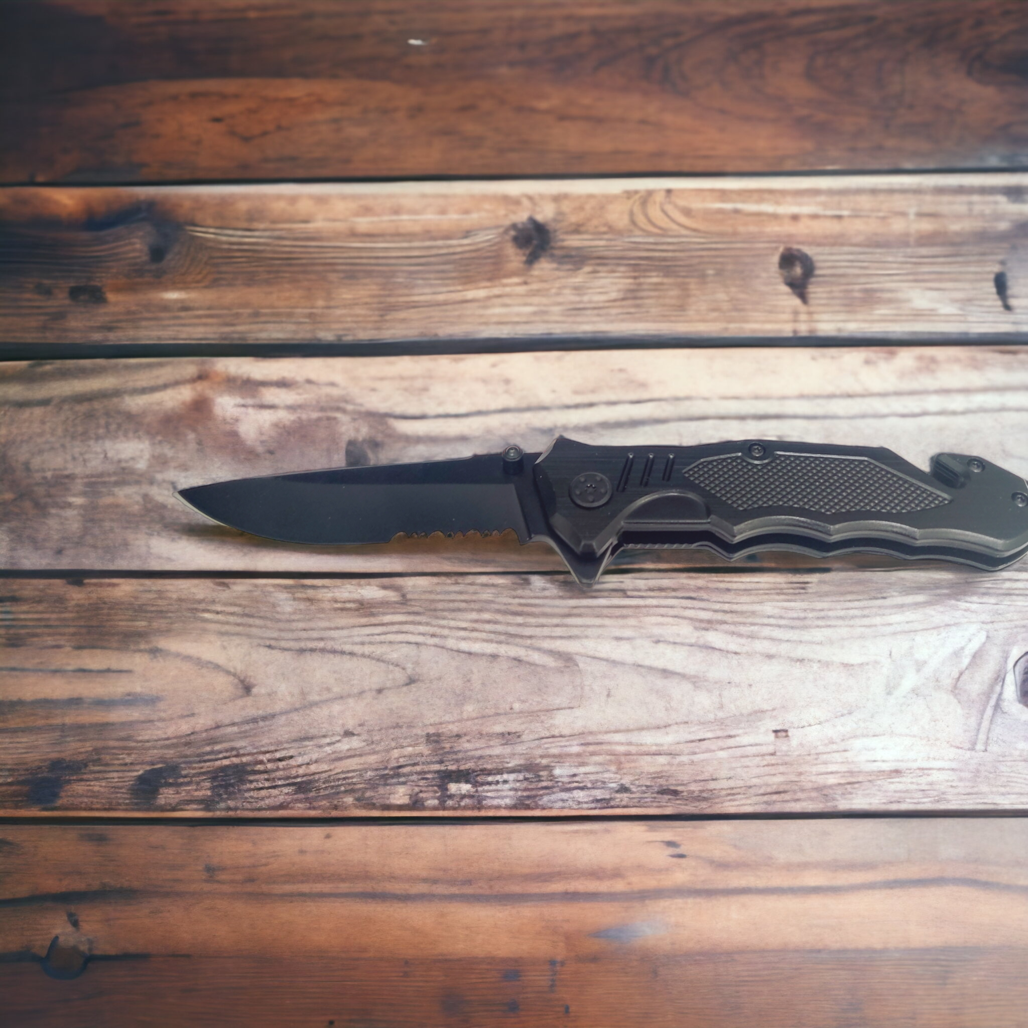 Black Air Force Quick Assist Knife