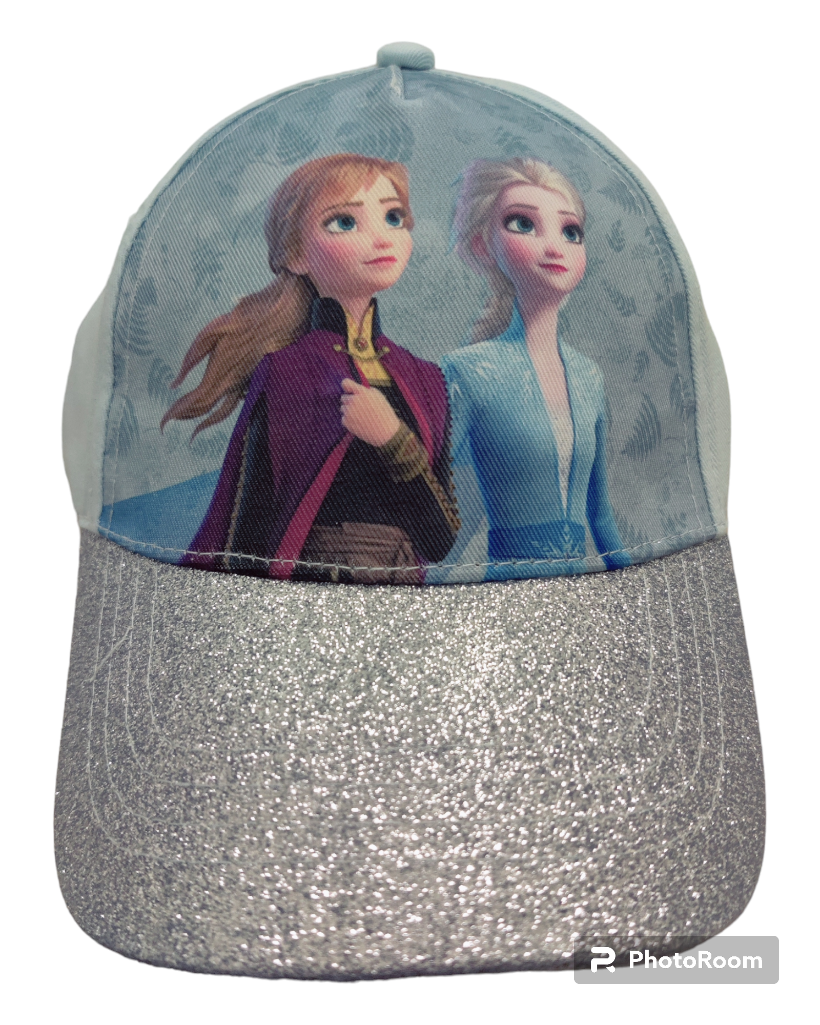 Frozen Elsa And Anna Spring Look up with Sliver Glitter Hat