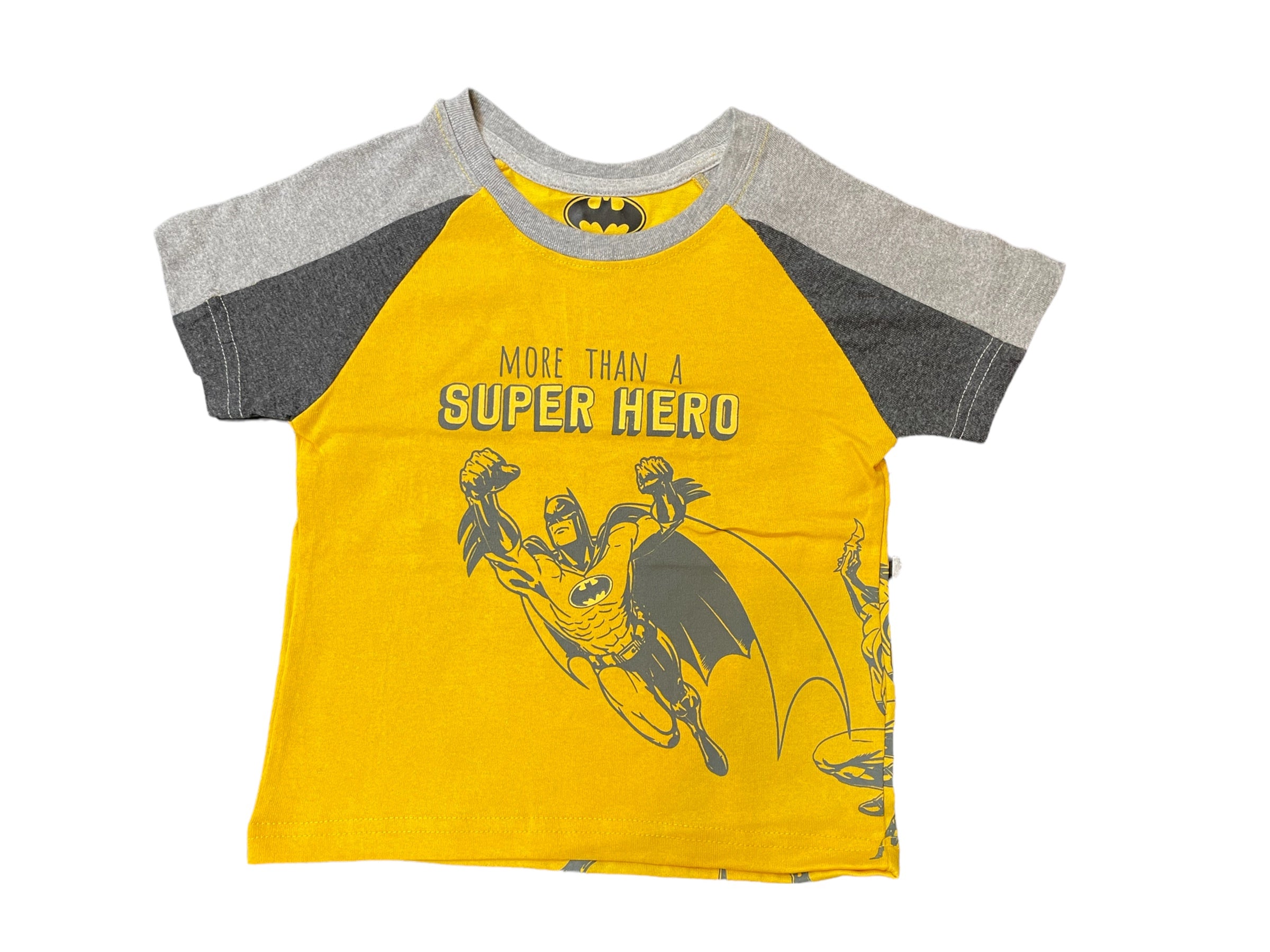 Batman Shirt and Joggers Set for Boys Yellow