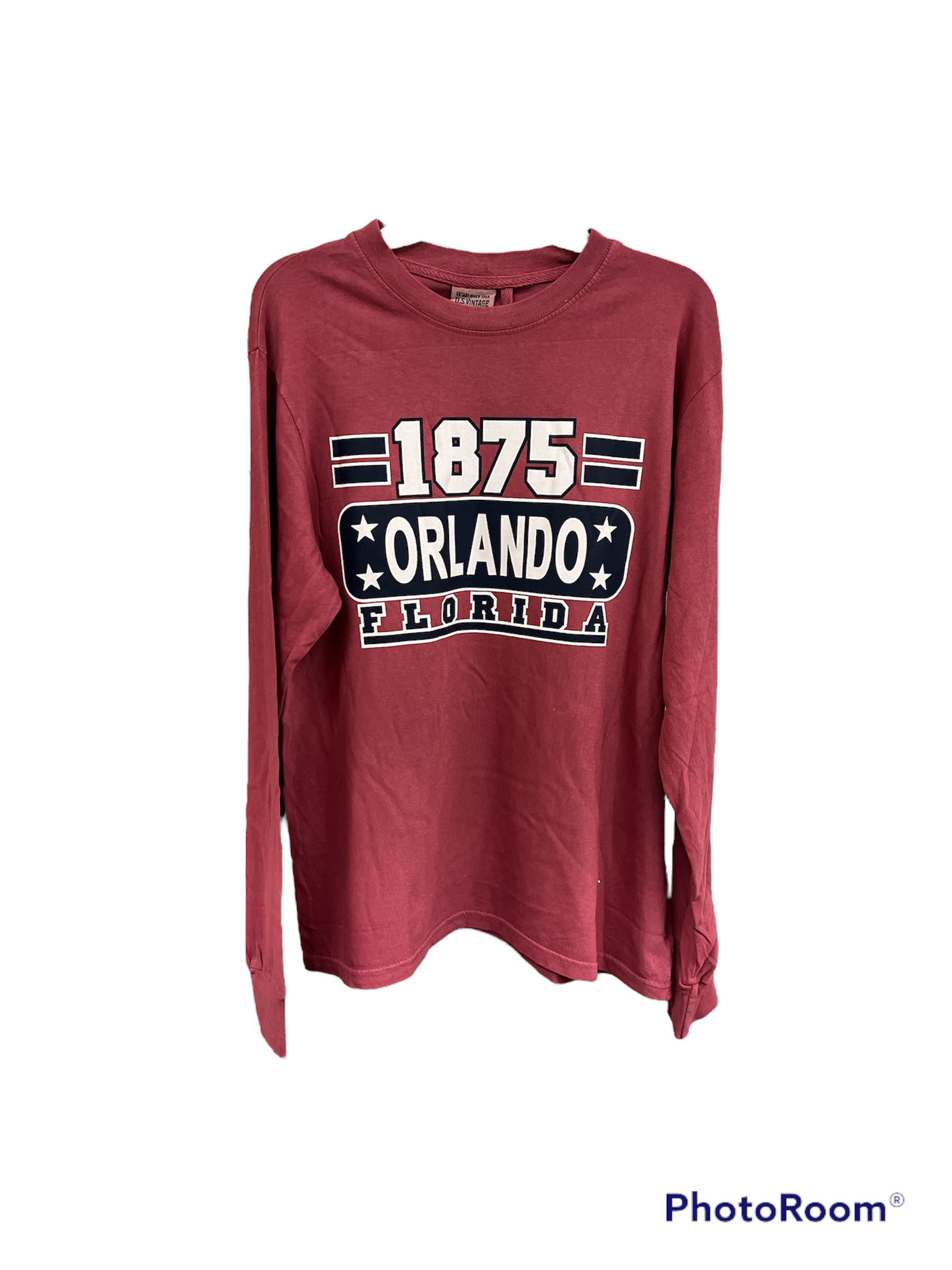 Adult Long Sleeve 1875 Orlando Florida Tomato
