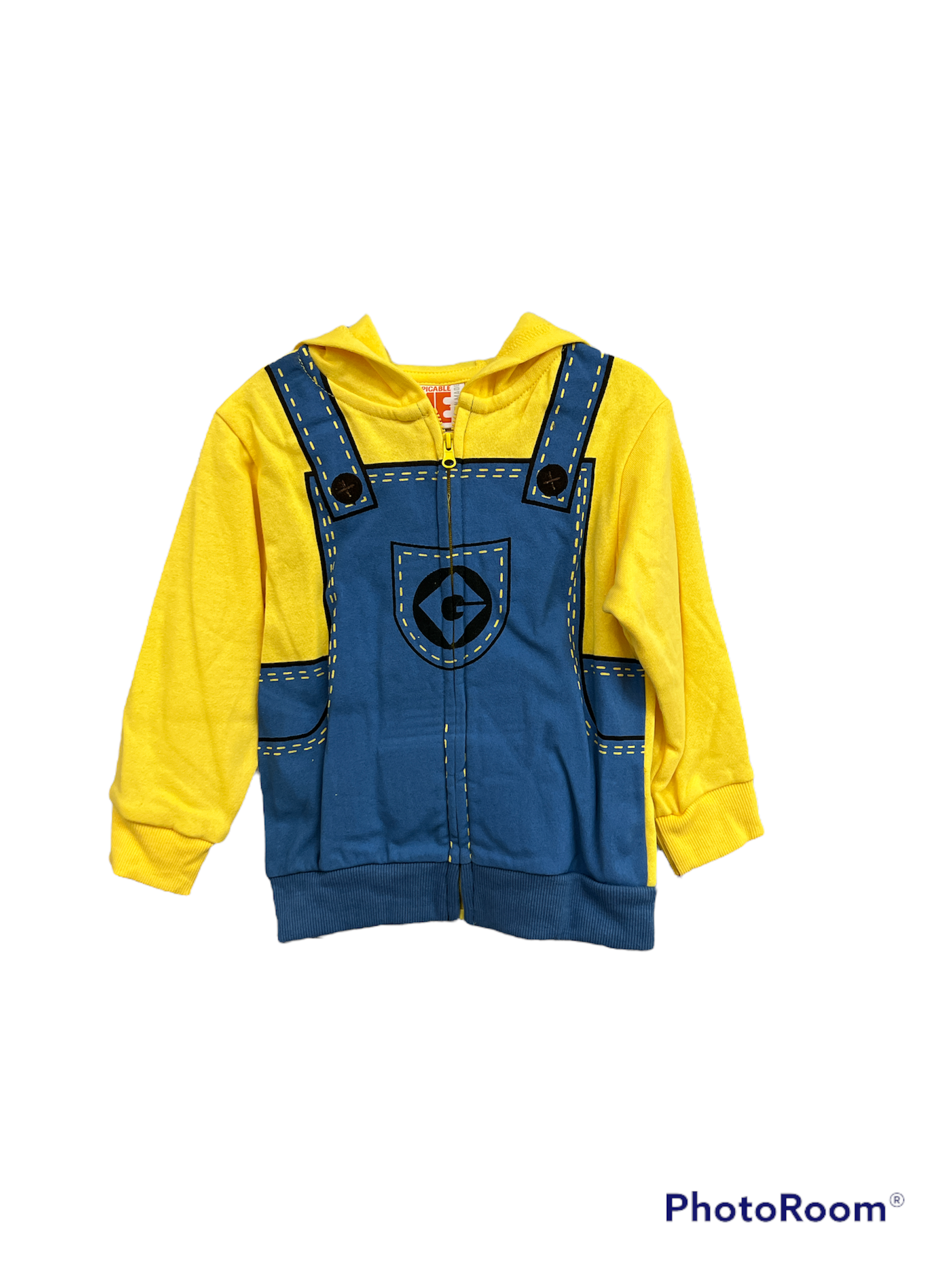 Toddler Minions Hooded Jacket Yellow