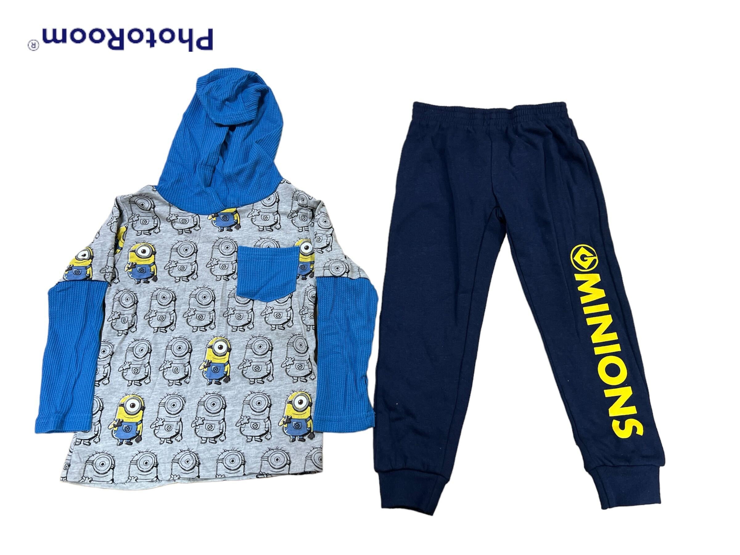 CLEARANCE Toddler Minions 2pc Set Hooded Shirt and Jogger