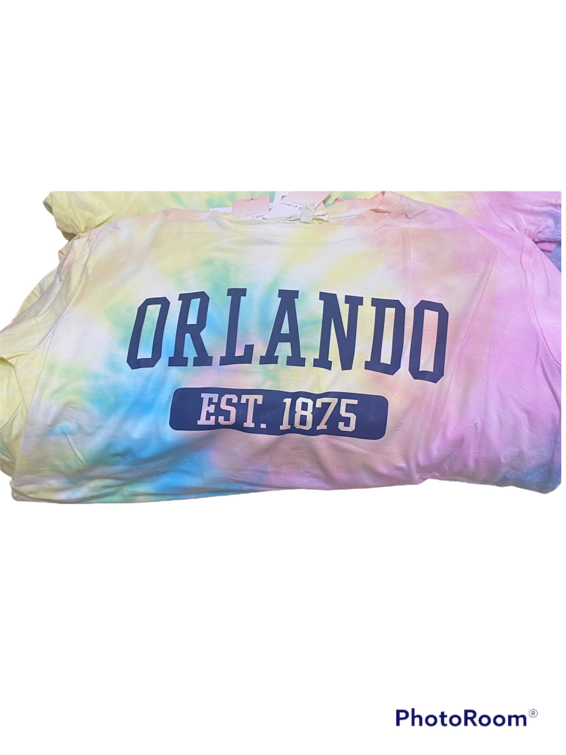 Orlando EST 1875 Dreamsicle Crop Top