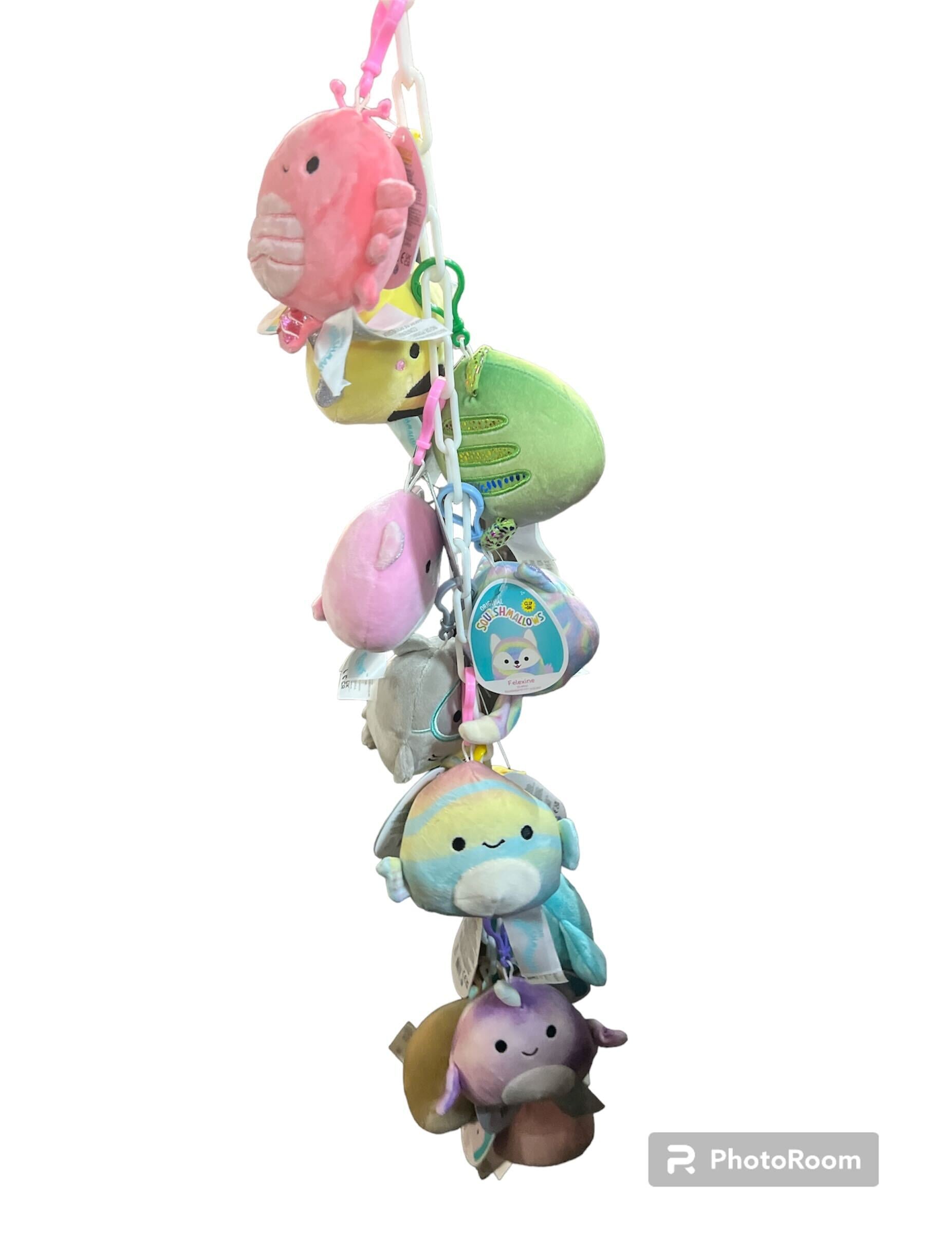3.5" Squishmallows Mix Clip On Plush