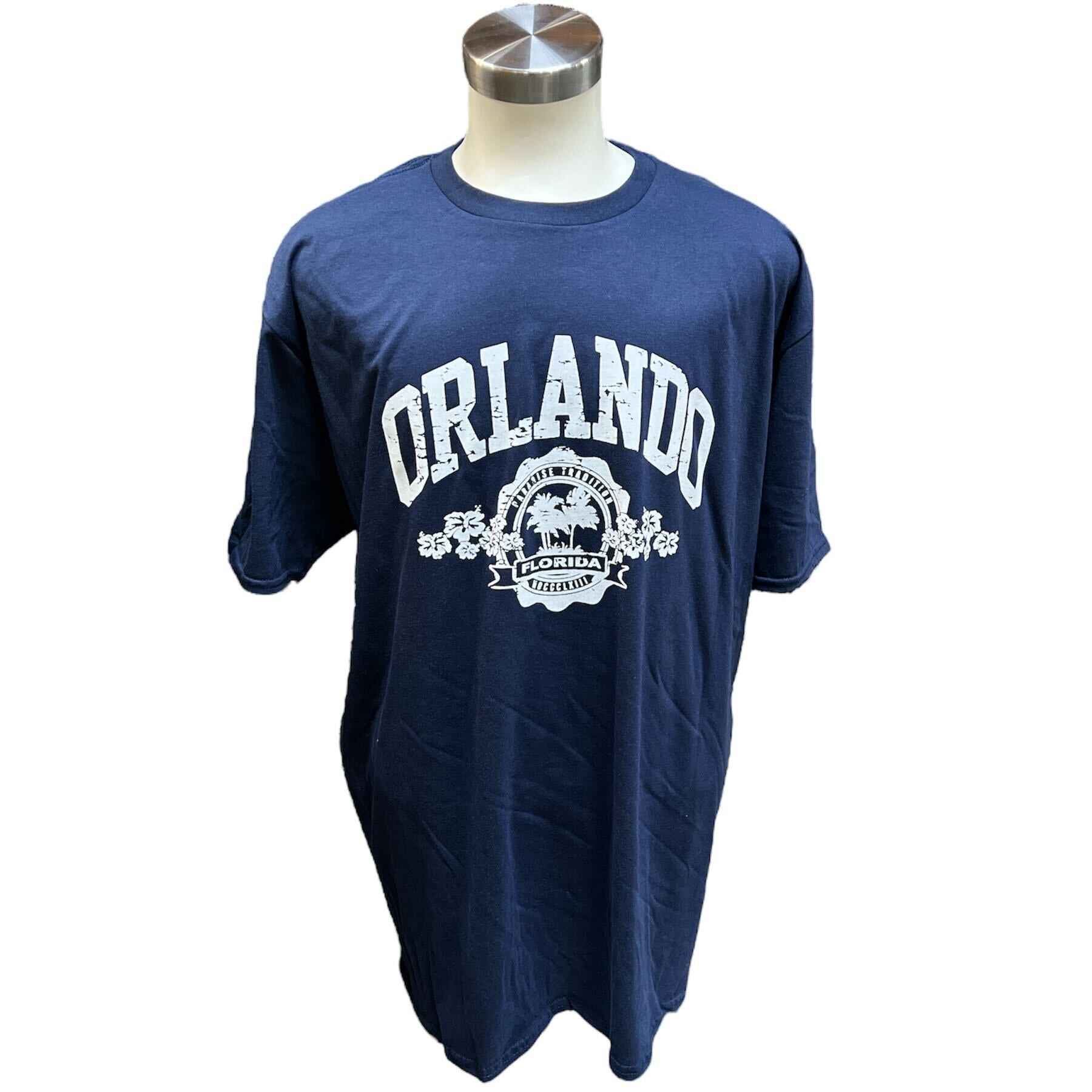 Orlando FL Paradise Tradition Navy T-Shirt