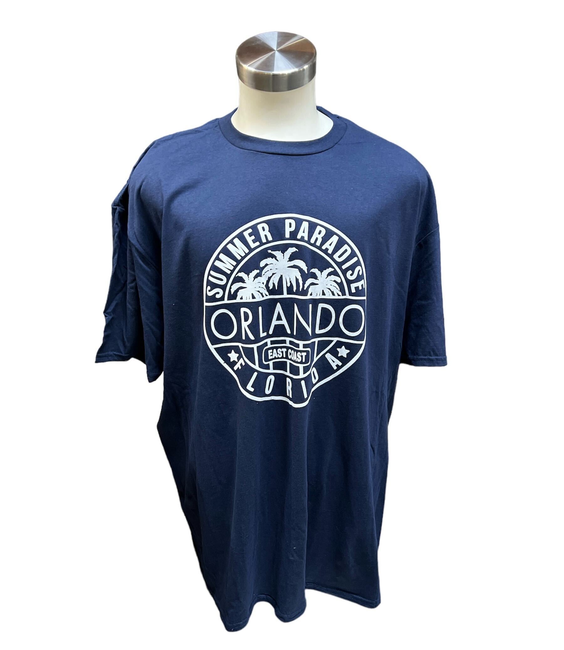 Orlando FL East Coast Summer Paradise Navy T-Shirt