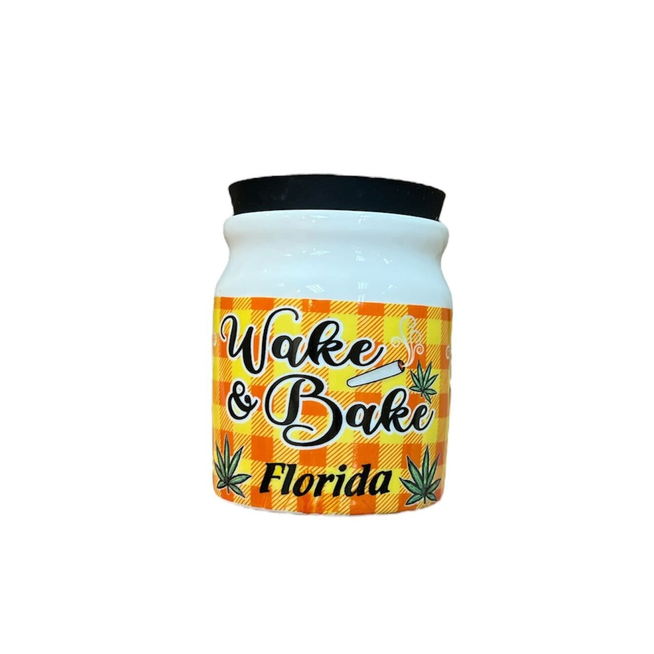 Wake & Bake Ceramic Jar with Lid 3"