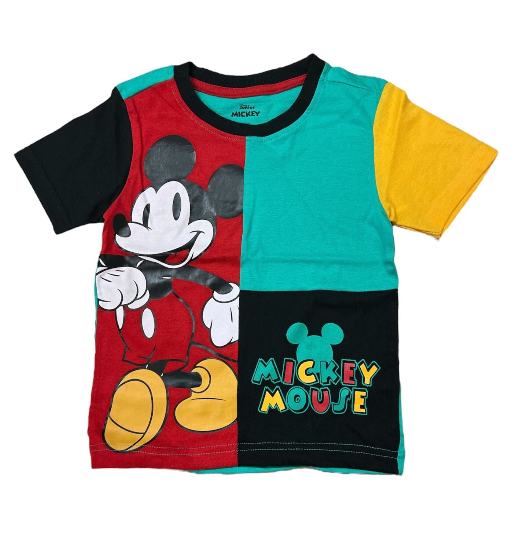 Boys Disney Mickey Mouse Multi Color Shirt