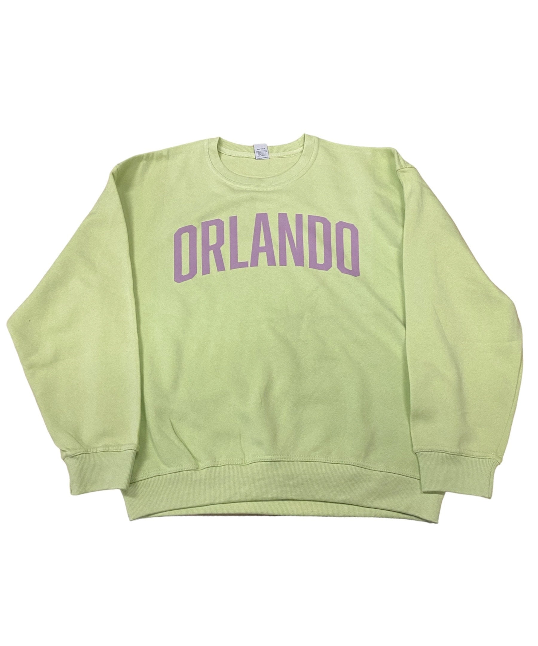 Lime Orlando Soft Fleece Crew Neck Sweatshirt